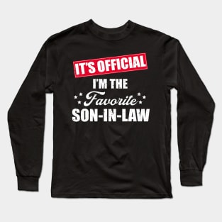 Favorite Son-In-Law From Father-In-Law Long Sleeve T-Shirt